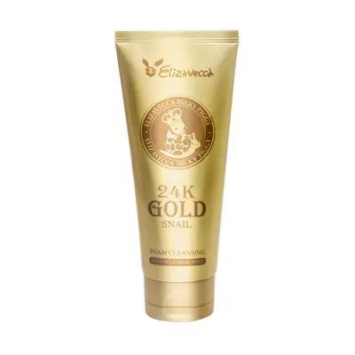 Elizavecca Milky Piggy 24K Gold Snail Foam Cleansing 180ml 1Box (50ea)