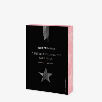 THANK YOU FARMER Centella Balancing Star Mask 10pc 30ml X 10pad 1Box (80ea)
