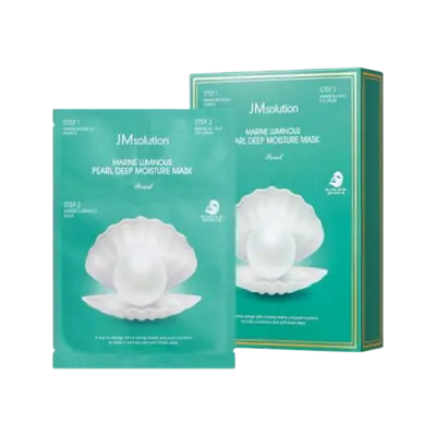 JM solution JM SOLUTION Marine Luminous Pearl Deep Moisture Mask (1.5ml+27ml+1.5ml)*10ea 1Box (40ea)
