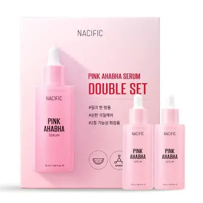 NACIFIC Pink AHA BHA Serum Double Set 50ml, 50ml 1Box (40ea)