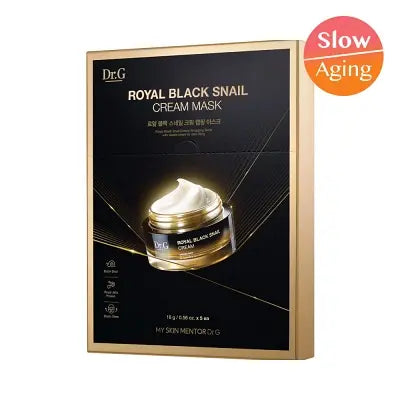 DR.G ROYAL BLACK SNAIL CREAM MASK 16G*5EA 1Box (40ea)