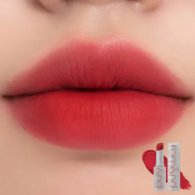 rom&nd ZERO MATTE LIPSTICK 17 RED HEAT 1Box (15ea)