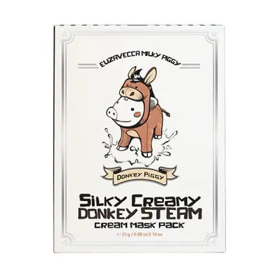 Elizavecca Milky Piggy Silky Creamy Donkey Steam Cream Mask Pack 25g 1Box (50ea)