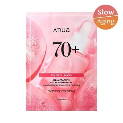 Anua PEACH NIACIN SERUM MASK 25G (1PCS) 1Box (200ea)