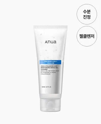 Anua HYALURONIC MOISTURIZING GENTLE GEL CLEANSER 150ML 1Box (40ea)