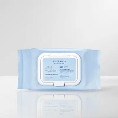 missha SUPER AQUA ULTRA HYALRON CLEANSING WATER TISSUE 30Sheets, 139ML 1Box (20ea)