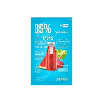 missha TALKS VEGAN SQUEEZE SHEET MASK [H 27G 1Box (20ea)