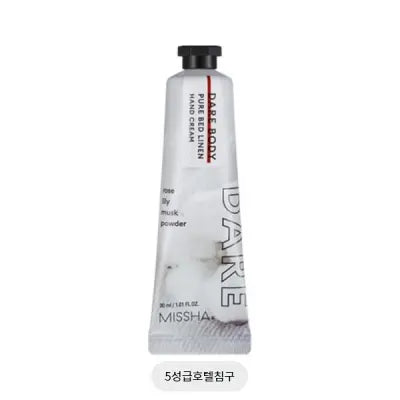 missha Dare Body Hand Cream_Pure Bed Linen 30ML 1Box (6ea)