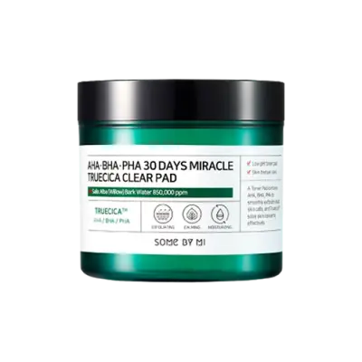 SOME BY MI Aha-Bha-Pha 30 Days Miracle Truecica Clear Pad (70 Pads) 125ml 1Box (60ea)