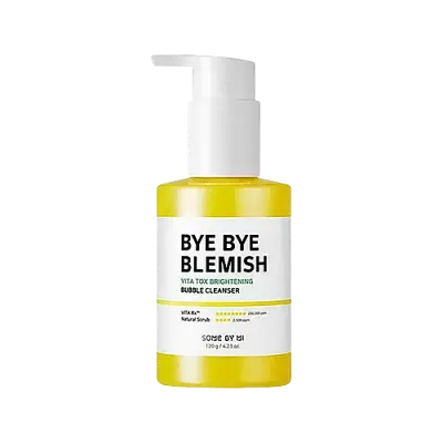 SOME BY MI Bye Bye Blemish Vita Tox Brightening Bubble Cleanser 120g 1Box (50ea)