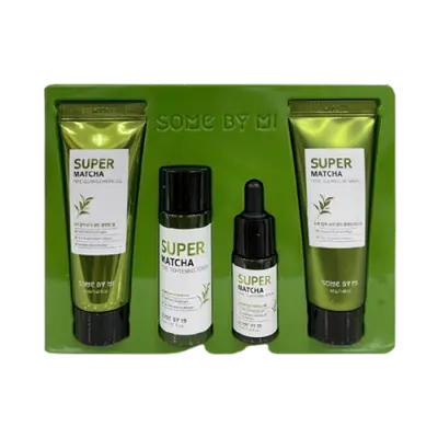 SOME BY MI Super Matcha Pore Care Starter Kit (4Components) 1Box (40ea)