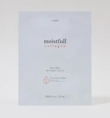 ETUDE MOISTFULL COLLAGEN MASK (21AD) 25ML 1Box (6ea)