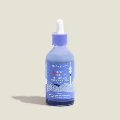 Mary&May Retinol 0.1% Bakuchiol Cica Serum 80ml 1Box (24ea)