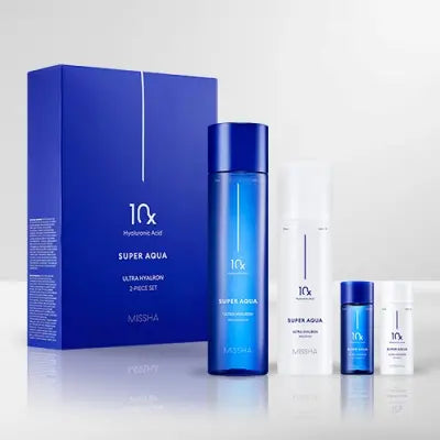 missha SUPERAQUA_SET(SKIN+EMULSION) 360ML 1Box (4ea)