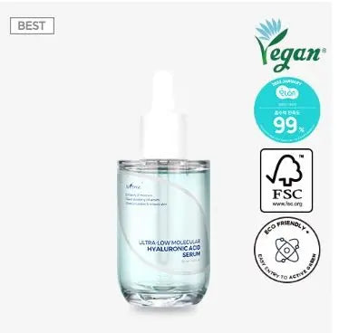 Isntree ULTRA-LOW MOLECULAR HYALURONIC ACID SERUM_50ml 1Box (60ea)