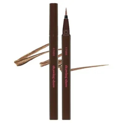 ETUDE Drawing Show Brush Liner 02 Brown 0.6g (2024) 1Box (6ea)