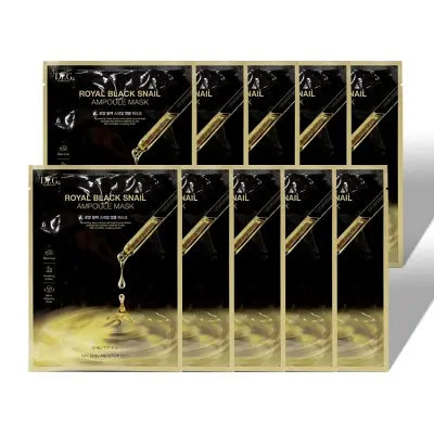 DR.G ROYAL BLACK SNAIL AMPOULE MASK 30mL*10ea 1Box (15ea)