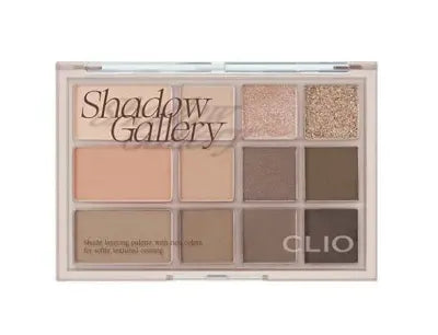 CLIO Shade & Shadow Palete #001 Shadow Gallery 1.4gX3, 0.6gX9 1Box (40ea)