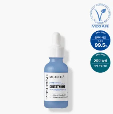 Medipeel GLUTATHIONE HYAL AQUA AMPOULE 30ml 1Box (130ea)