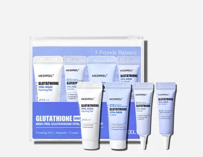 Medipeel GLUTATHIONE HYAL AQUA TRIAL KIT 15ml / 15g / 4ml*2pcs 1Box (30ea)