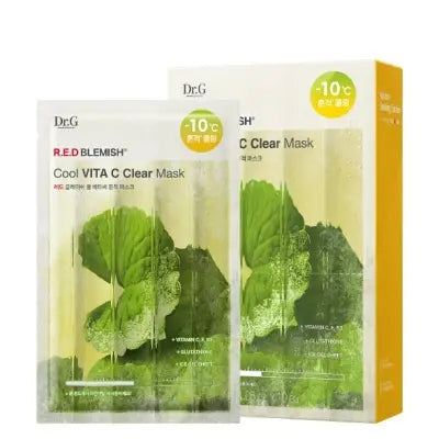 DR.G RED BLEMISH Cool VitaC Clear Mask 30g*5p 1Box (40ea)