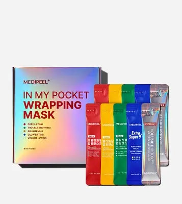 Medipeel IN MY POCKET WRAPPING MASK SET 4ml*10pcs 1Box (50ea)