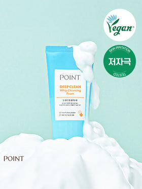 POINT Deep Clean Whip Cleansing Foam 100 g 1 box (12ea)