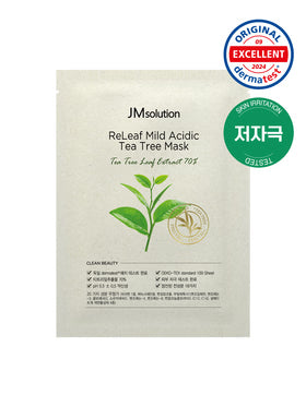 JMsolution Relief Mild-Acid Tea Tree Mask Pack 1 box (20ea)