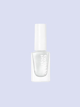 Twinkle Pop Mood Moment Nail 9 ml Silver French by CLIO 1 box (6ea)