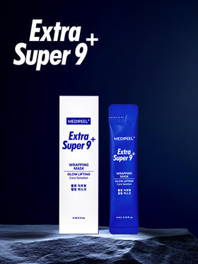 MEDIPEEL Extra Super 9 Plus Glow Lifting Wrapping Mask 4 ml ¡¿ 4 1 box (12ea)