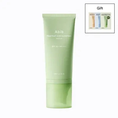 Abib Heartleaf suncream relief tube 50ml 1Box (80ea)