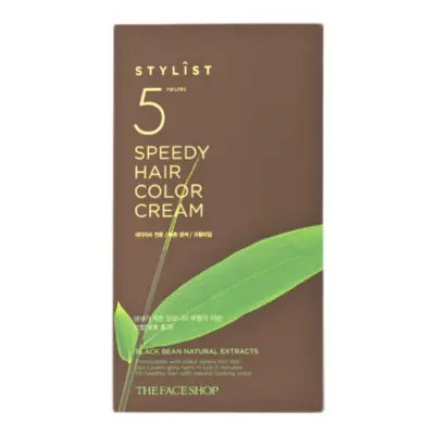 THE FACE SHOP TRS.ST 5SPEEDY HAIR Color Cream Light Brown 20g*6ea 1Box (8ea)