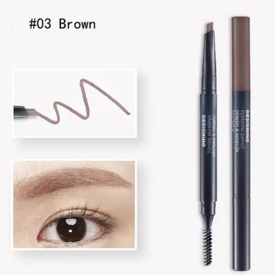 THE FACE SHOP DESIGNING EYEBROW PENCIL 03 BROWN 0.3g 1Box (378ea)