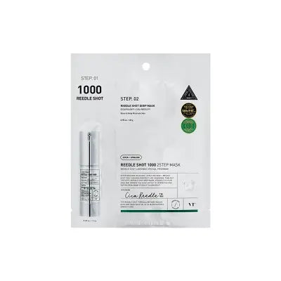 VT COSMETICS VT REEDLE SHOT 1000 2-STEP MASK 1.5g + 25g 1Box (300ea)