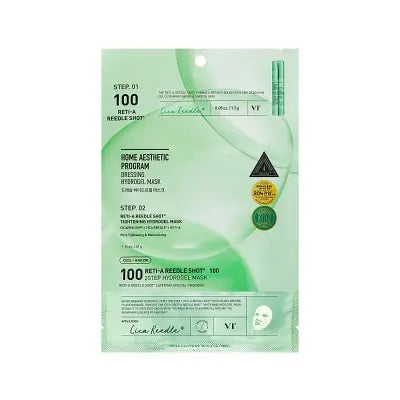VT COSMETICS VT RETI-A REEDLE SHOT® 100 2STEP HYDROGEL MASK 1.5g + 33g 1Box (200ea)