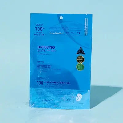 VT COSMETICS VT HYDROP REEDLE SHOT® 100hL 2STEP HYDROGEL MASK 1.5g+33g*4 1Box (39ea)