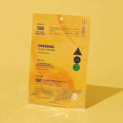 VT COSMETICS VT VITA-LIGHT REEDLE SHOT® 100 2STEP HYDROGEL MASK 1.5g+33g*4 1Box (39ea)