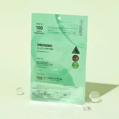VT COSMETICS VT RETI-A REEDLE SHOT® 100 2STEP HYDROGEL MASK 1.5g+33g*4 1Box (39ea)