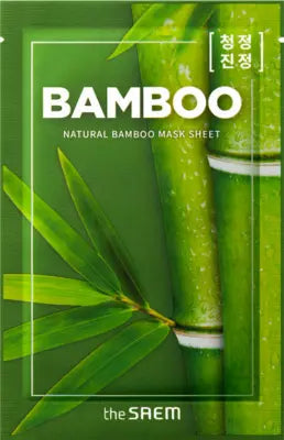the saem Natural Bamboo Mask Sheet 21ml 1Box (50ea)