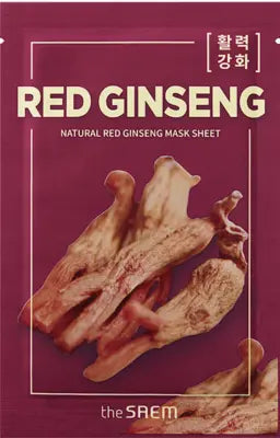 the saem Natural Red Ginseng Mask Sheet 21ml 1Box (50ea)
