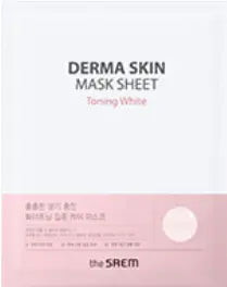 the saem Derma Skin Mask Sheet - Toning White 25ml 1Box (50ea)