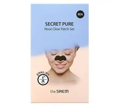 the saem Secret Pure Nose Clear Patch Set 6매 (0.3g * 6ea) 1Box (30ea)