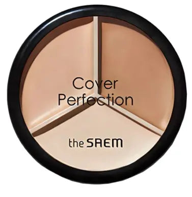 the saem Cover Perfection Triple Pot Concealer 02 Contour Beige 1Box (12ea)