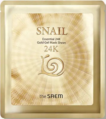 the saem Snail Essential 24K Gold Gel Mask Sheet 30g 1Box (30ea)