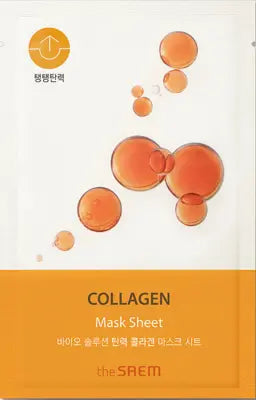 the saem BIO SOLUTION Firming Collagen Mask Sheet_N 20g 1Box (50ea)