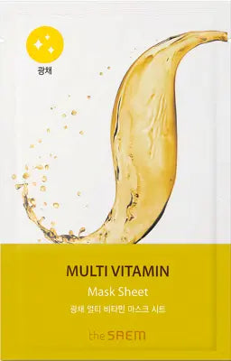 the saem BIO SOLUTION Radiance Multi Vitamin Mask Sheet 20g 1Box (50ea)