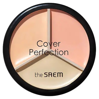 the saem Cover Perfection Triple Pot Concealer 03 Correct Up Beige 1Box (12ea)