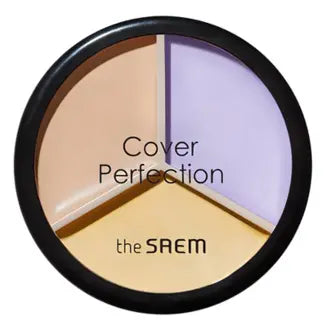 the saem Cover Perfection Triple Pot Concealer 04 Tone Up Beige 1Box (12ea)