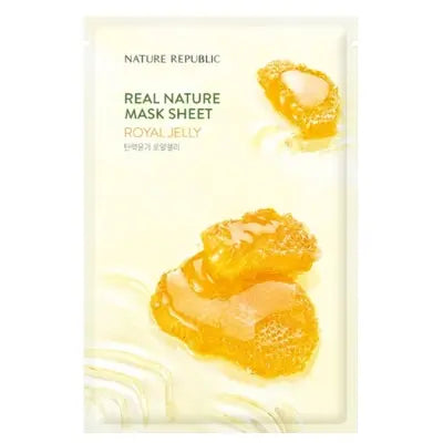 Nature Republic Real Nature Mask Sheet 23ml #Royal Jelly 1Box (40ea)