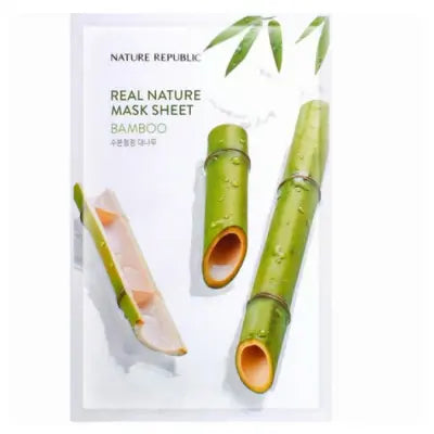 Nature Republic Real Nature Mask Sheet 23ml #Bamboo 1Box (40ea)